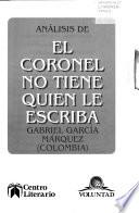 Análisis de El coronel no tiene quien le escriba
