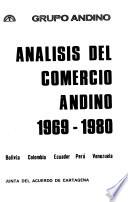 Análisis del comercio andino, 1969-1980