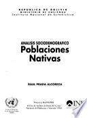 Análisis sociodemográfico poblaciones nativas