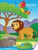 Animales africanos libro para colorear 5