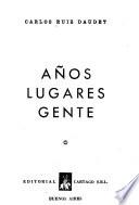 Años, lugares, gente