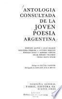 Antología consultada de la joven poesía argentina