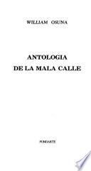 Antología de la mala calle