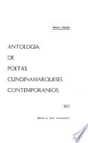 Antología de poetas cundinamarqueses contemporáneos