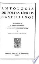 Antología de poetas líricos castellanos