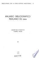Anuario bibliográfico peruano