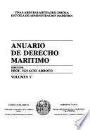 Anuario de derecho marítimo