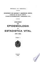 Anuario de epidemiología y estadística vital