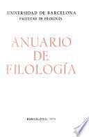Anuario de filología