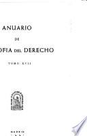 Anuario de filosofía del derecho