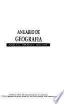 Anuario de geografía