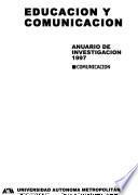 Anuario de investigación del Departamento de Educación y Comunicación