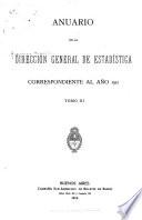Anuario de la Dirección General de Estadística
