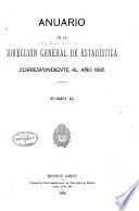 Anuario de la Dirección General de Estadística