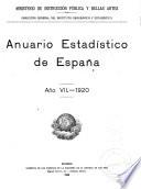 Anuario estadístico de España