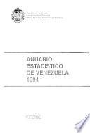 Anuario estadístico de Venezuela