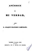 Apéndice á mi verdad