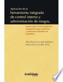 Aplicación de la herramienta integrada de control interno y administración de riesgos, enmarcada en buen gobierno corporativo para pequeñas y medianas empresas en Colombia