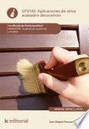 Libro Aplicación de otros acabados decorativos. MAMR0208