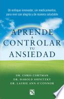 Aprende a controlar tu ansiedad