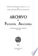 Archivo de filología aragonesa
