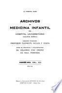 Archivos de medicina infantil del Hospital universitario ...