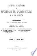 Archivos españoles de enfermedades del aparto digestivo y de la nutrición