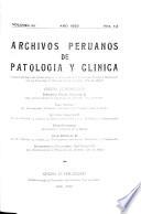 Archivos peruanos de patología y clínica