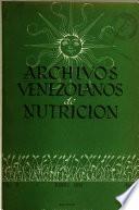 Archivos venezolanos de nutrición