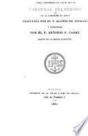 Arte de bien morir, obra compuesta en latin por el Cardenal Belarmino
