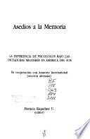 Asedios a la memoria