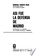 Así fue la defensa de Madrid