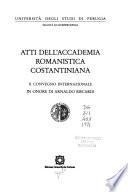 Atti dell'Accademia romanistica costantiniana