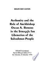 Authority and the Role of Archbishop Oscar A. Romero in the Struggle for Liberation of the Salvadoran People