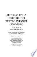 Autoras en la historia del teatro español