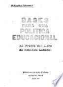 Bases para una política educacional