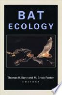 Libro Bat Ecology