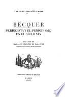 Bécquer periodista y el periodismo en el siglo XIX