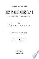 Benjamin Constant, o, El donjuanismo intelectual