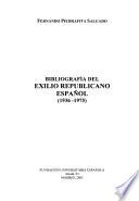 Bibliografía del exilio republicano español, 1936-1975