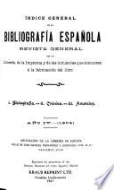 Bibliografia española ...