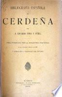 Bibliografia espan︢ol de Cerden︢a