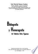 Bibliografía y hemerografía de Federico Brito Figueroa