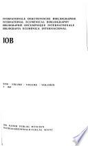 Bibliographie oecuménique internationale