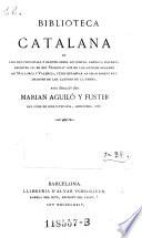 Biblioteca catalana ...