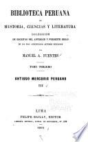 Biblioteca peruana de historia, ciencias y literatura