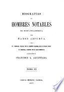 Biografías de hombres notables de hispanoamérica