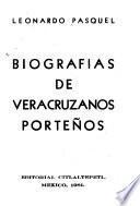 Biografías de veracruzanos porteños