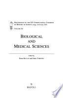 Biological and Medical Sciences
