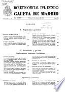 Boletâin oficial del estado: Gaceta de Madrid